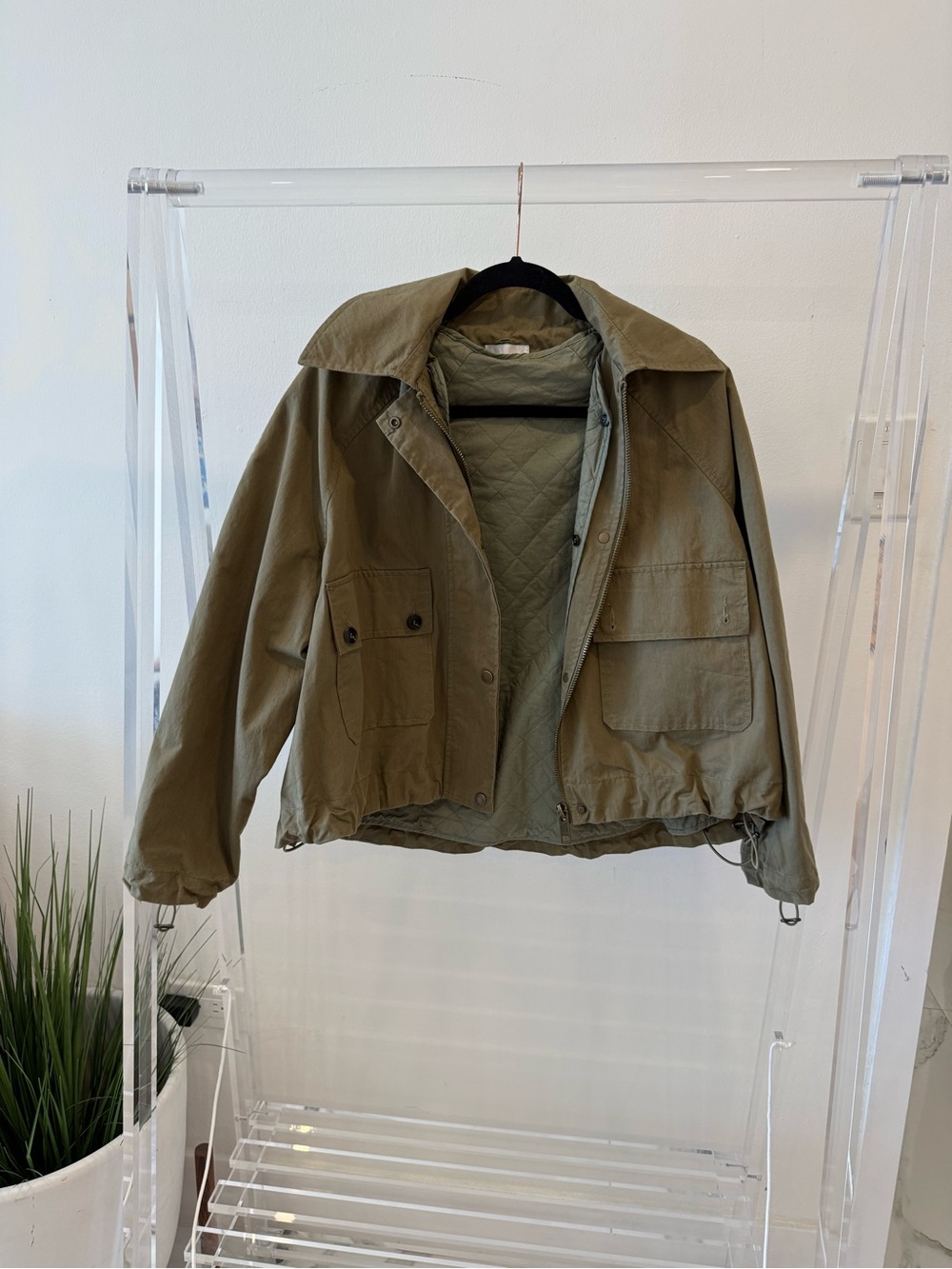 Olive Green Women’s Utility Jacket